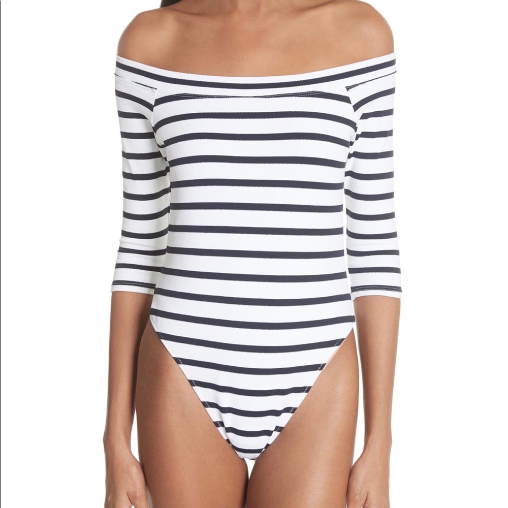 BNWT Milly Black and White Body Suit in Size P
